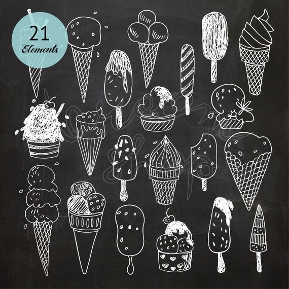 Hand Drawn Chalkboard Ice Cream Doodleschalk Drawingice Etsy 570x570 Hand Drawn Chalkboard Ice Cream Doodleschalk Drawingice Etsy