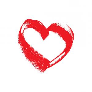 300x300 Photostock Vector Hand Drawn Chalk Hearts Collection Vector