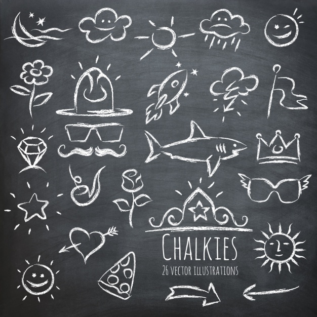 626x626 Chalk Heart Vectors, Photos And Free Download