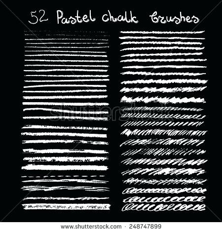 Chalk Lines Vector Brushes Or Pastel Hand Drawn Easy Changeable 450x470 Chalk Lines Vector Brushes Or Pastel Hand Drawn Easy Changeable