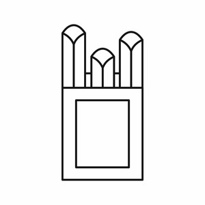 300x300 Chalk Outline Royalty Free Vectors