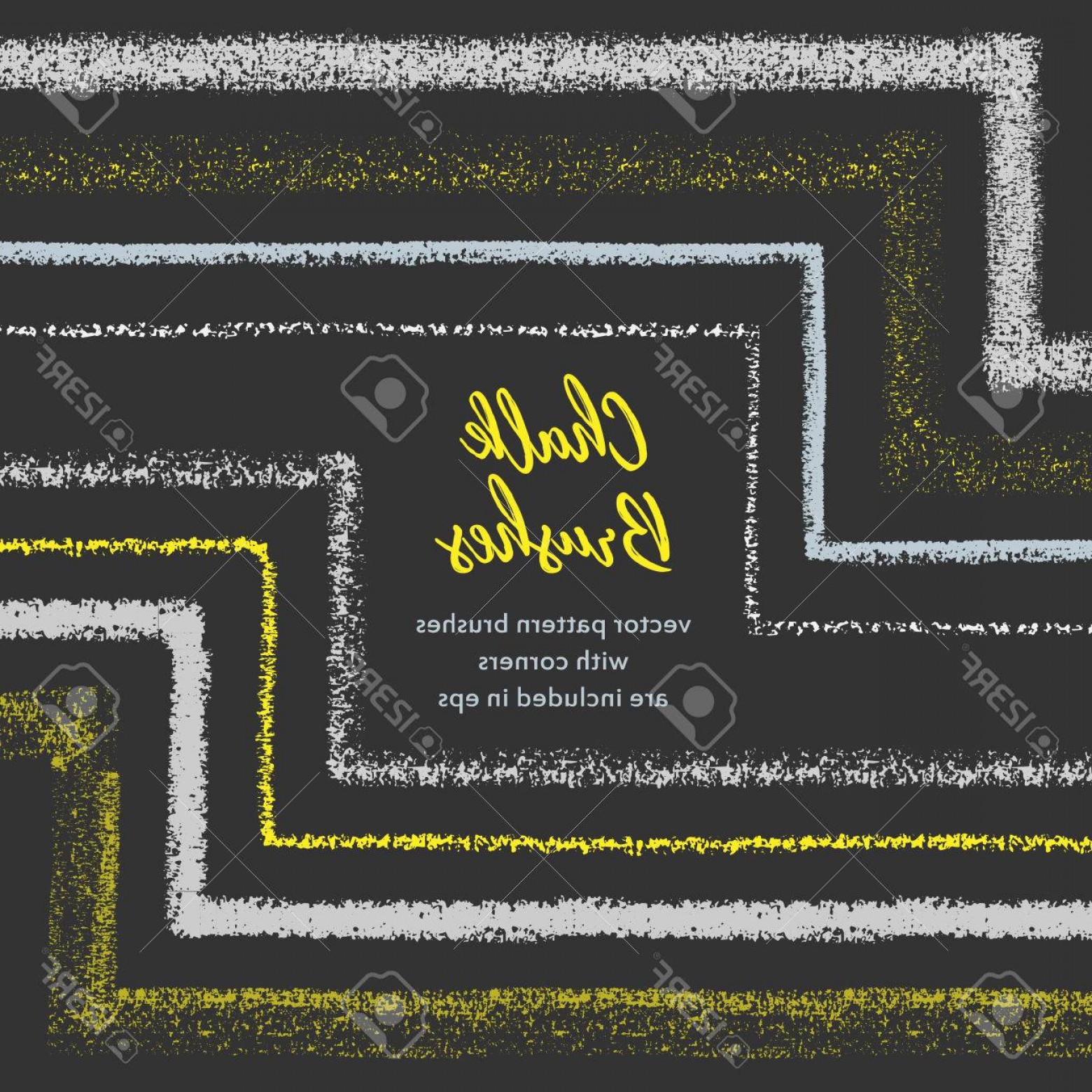 Photostock Vector Hand Drawn Chalk Vector Brushes With Inner 1560x1560 Photostock Vector Hand Drawn Chalk Vector Brushes With Inner