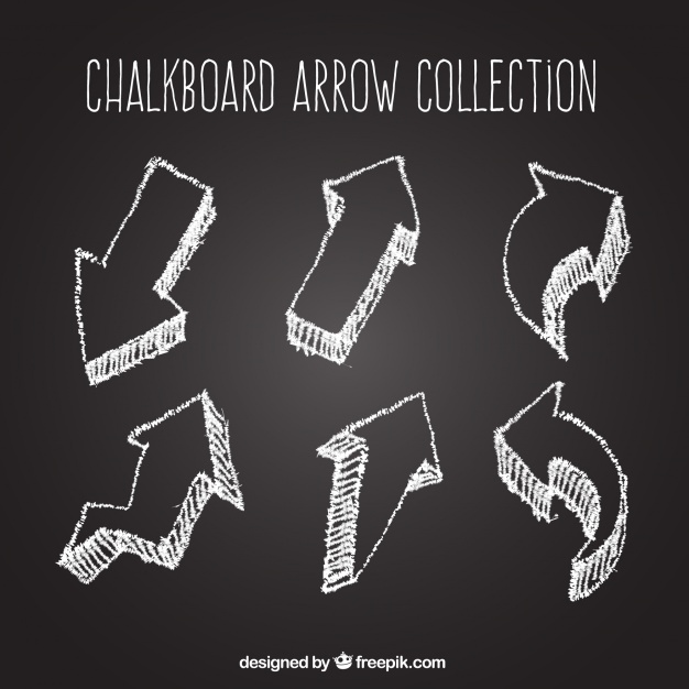 Pack Of Arrows Drawn With Chalk Vector Free Download 626x626 Pack Of Arrows Drawn With Chalk Vector Free Download