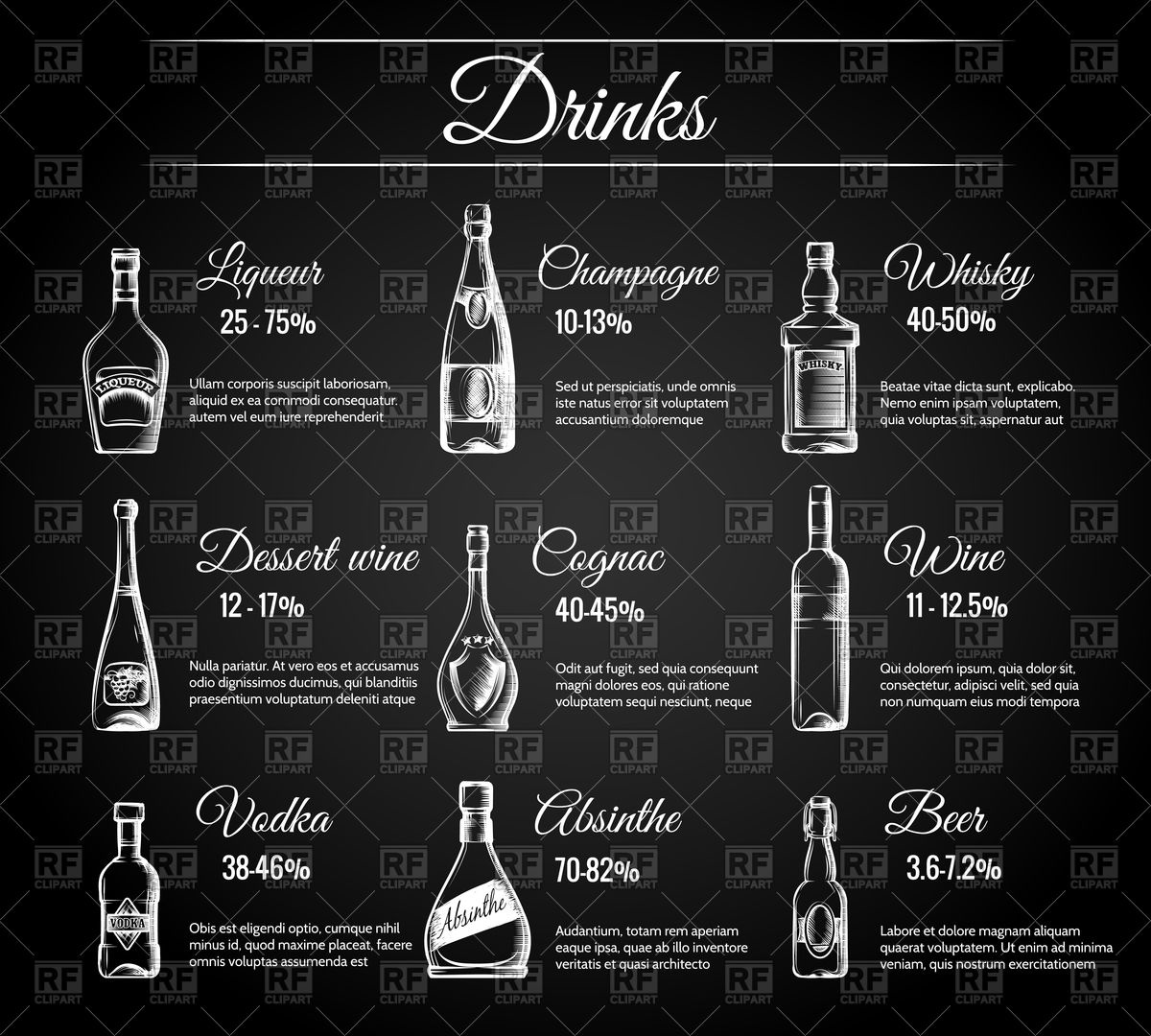 1200x1080 Alcohol Menu