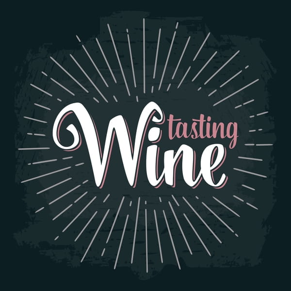 600x600 Wines Tasting Chalkboard Background Vector Free