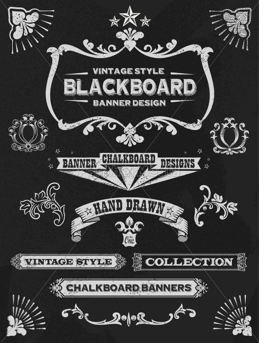 Chalkboard Banner Vector at Vectorified.com | Collection of Chalkboard ...