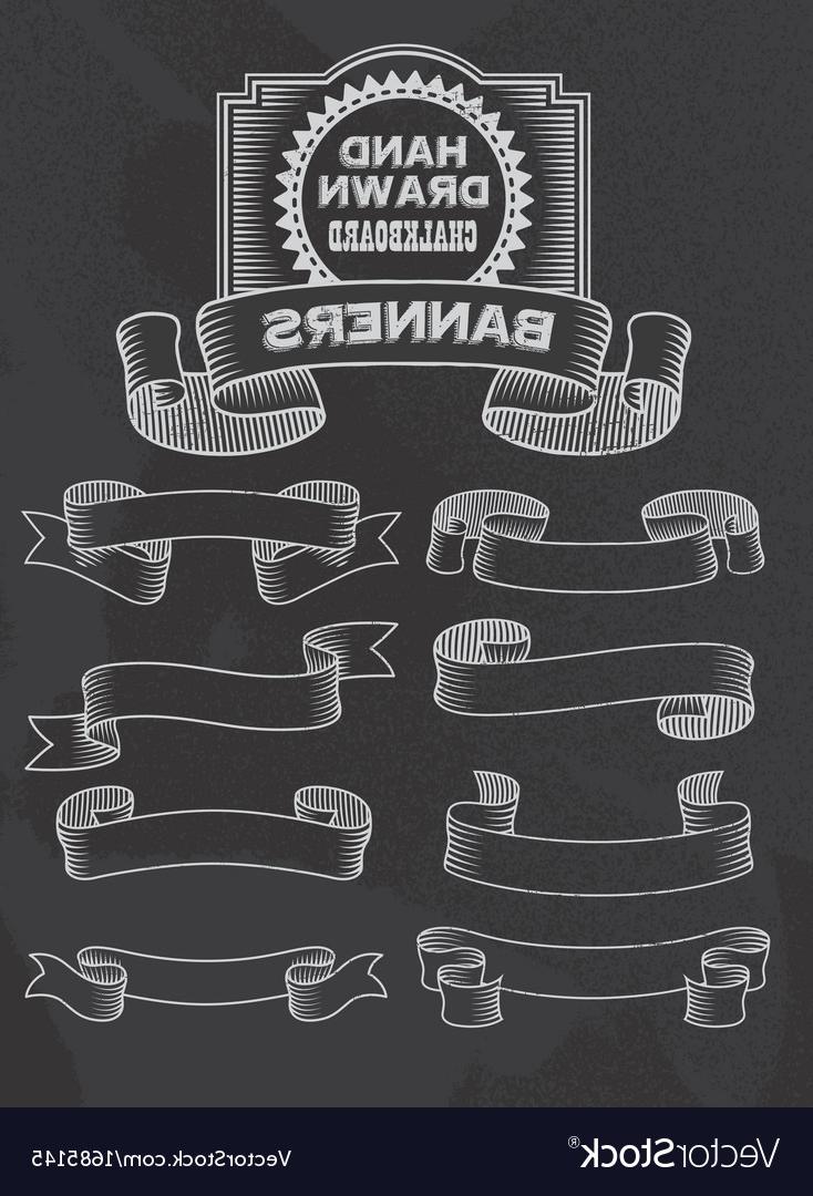 734x1080 Best Free Chalkboard Flag Banner Vector Image Vector Images Design