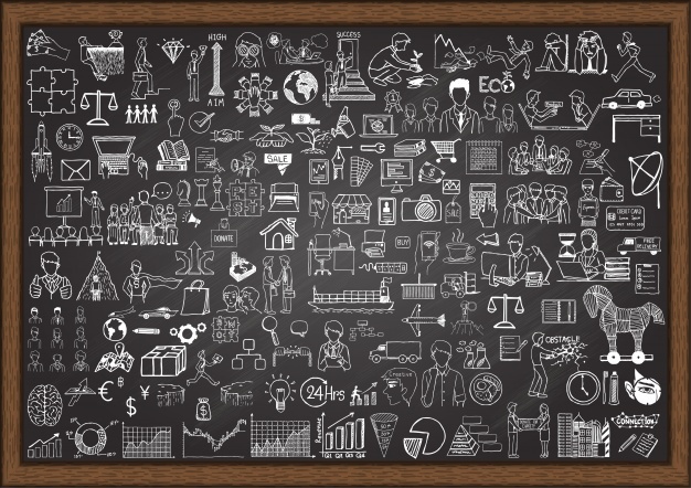 626x442 Chalkboard Elements Vectors, Photos And Free Download