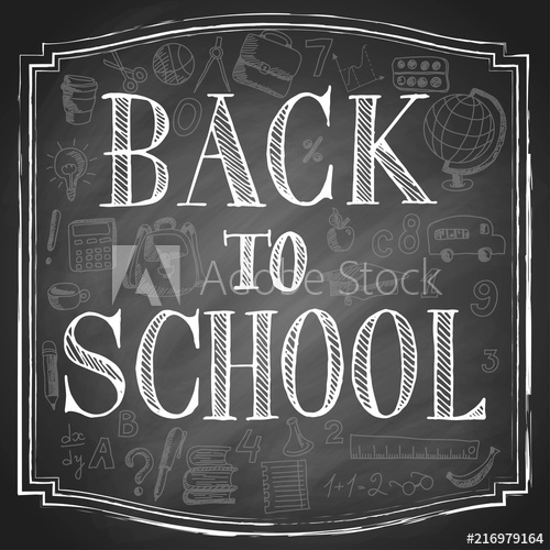 Chalkboard Frame Vector