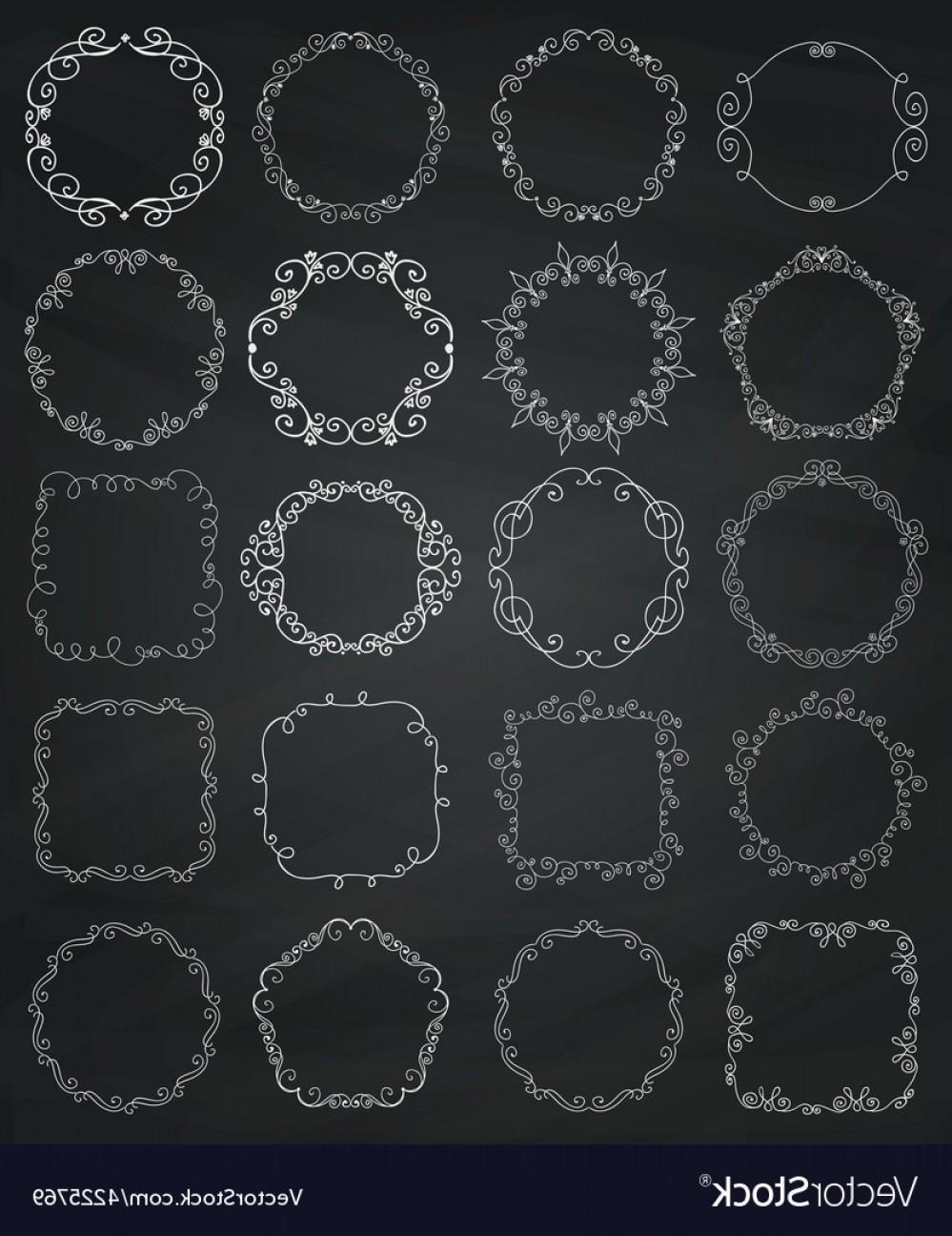 Vector Chalk Border Catchsplace 999x1296 Vector Chalk Border Catchsplace