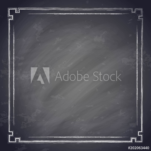 Vintage Chalkboard Background With Square Chalk Frame, Old Black 500x500 Vintage Chalkboard Background With Square Chalk Frame, Old Black
