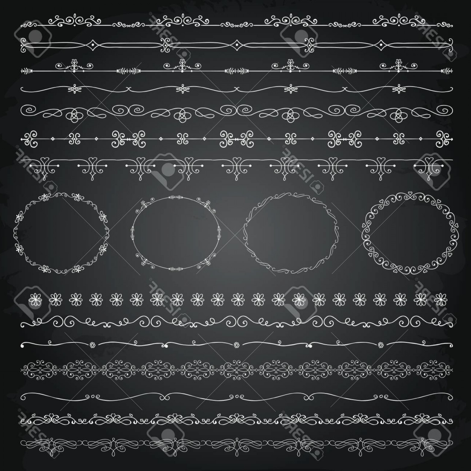 1560x1560 Photostock Vector Collection Of Seamless Chalk Drawing Doodle