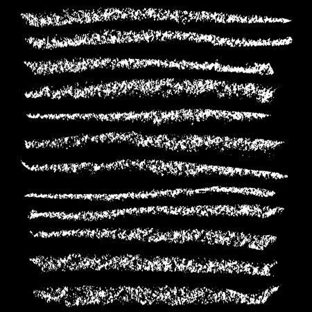 450x450 Set Of Chalk Brushes Grunge Lines With Chalk Texture Hand Drawn