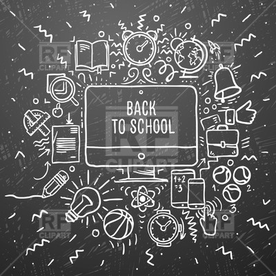 400x400 Chalkboard Clip Art Download Png Files, Free Clip Art Download