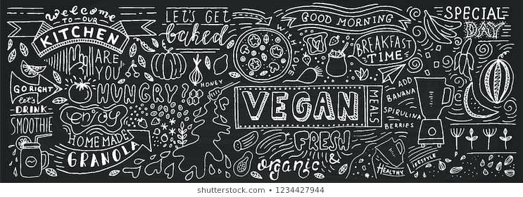 743x280 Chalk Board Close Up Of Clean School Horizontal Chalkboard Vector