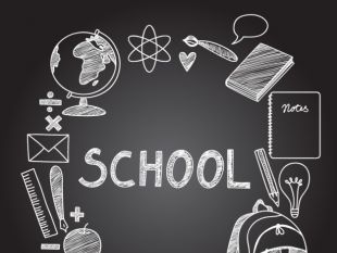310x233 School Icons On Chalkboard Free Vector Free Icon Packs Ui Download
