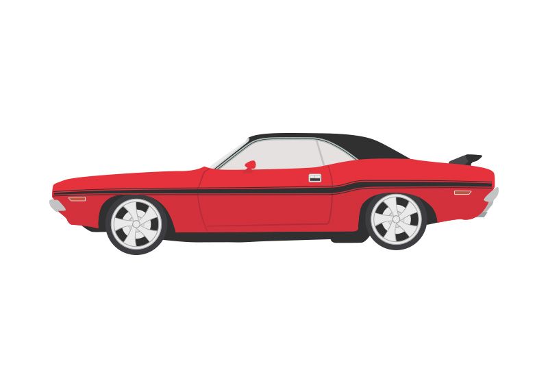 800x566 Dodge Challenger Vector Car Illustration Http
