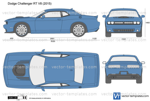 Додж челленджер чертеж