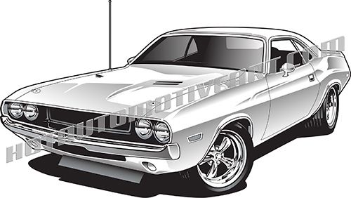 500x282 Muscle Car Front View