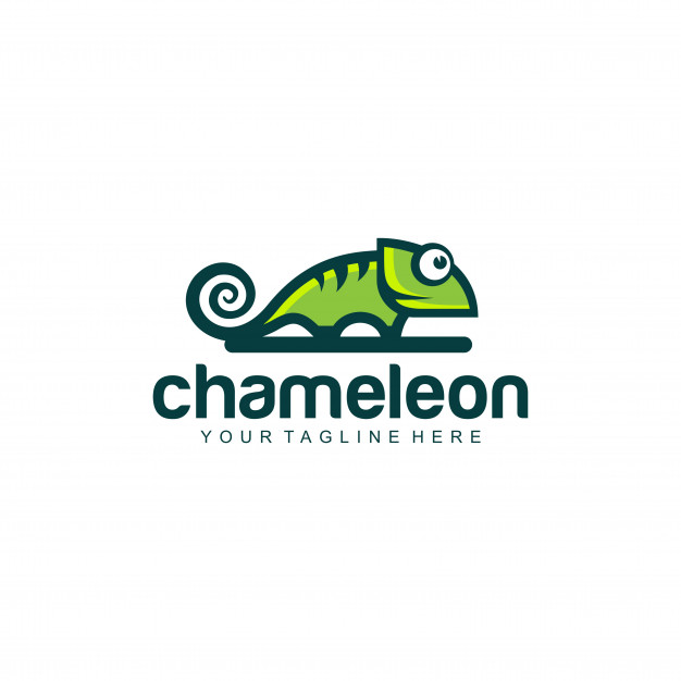 626x626 Chameleon Logo Vector Premium Download