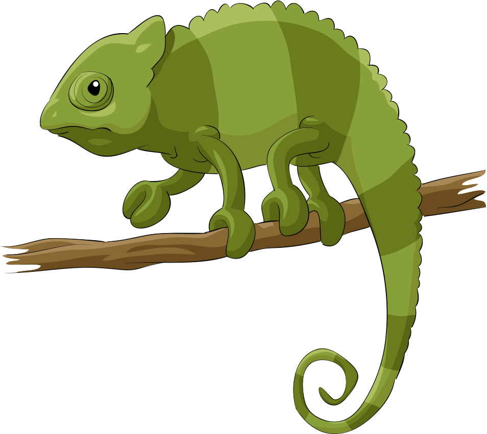 954x851 Chameleons Lizard Reptile Cartoon