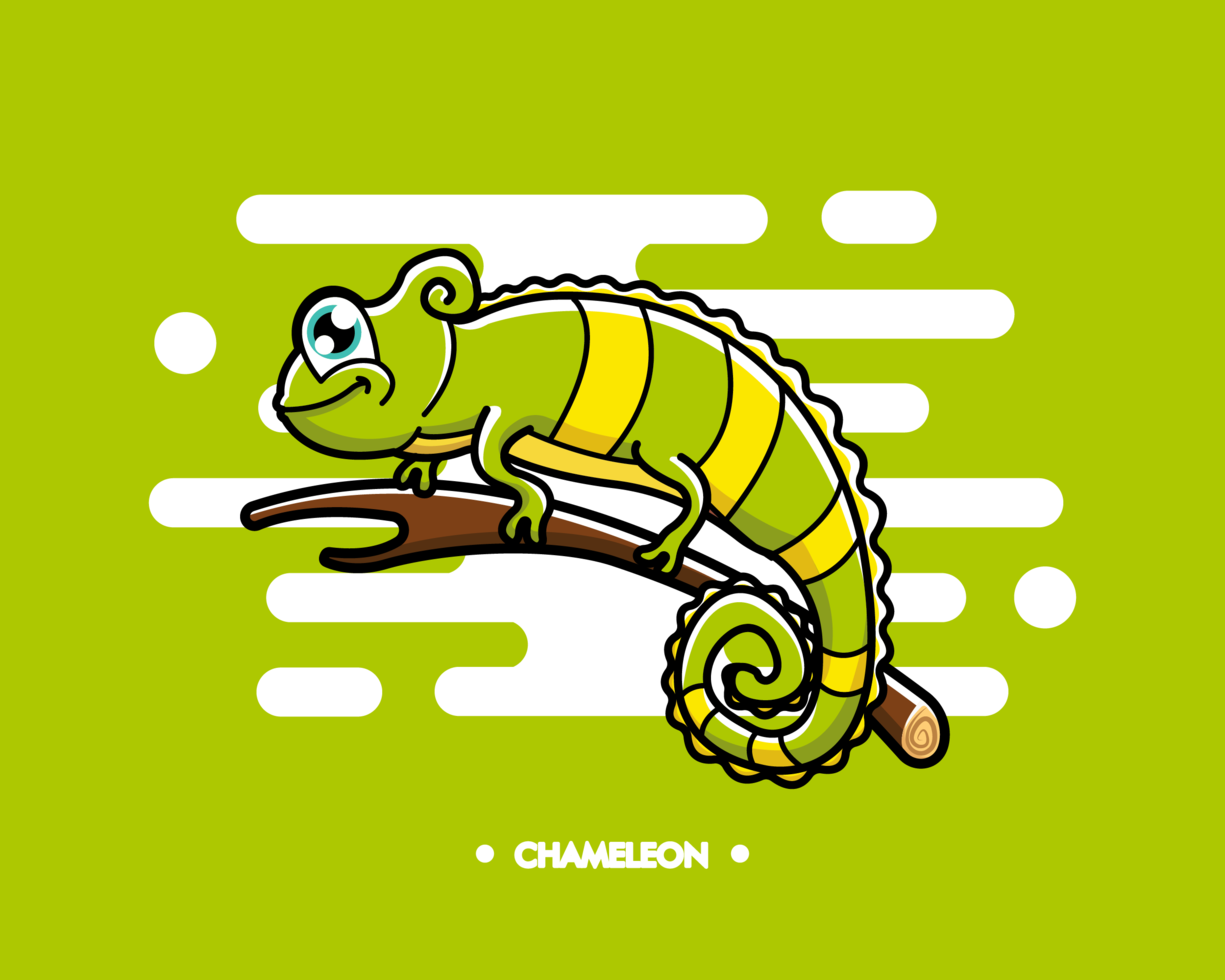 1225x980 Chameleon Vector Animalswildlife In Chameleon, Vector