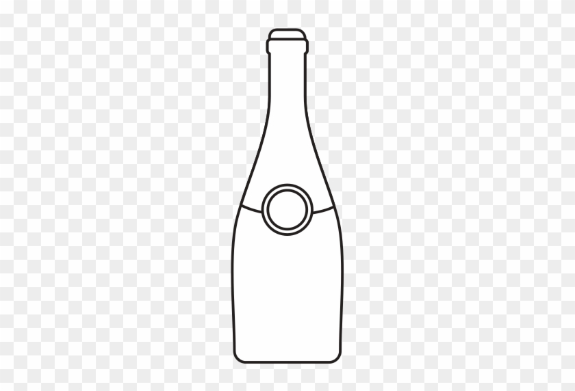 840x572 Bottle Of Champagne Vector Illustration