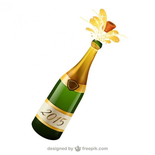 626x626 Bottle Of Champagne Free Vector Free Vectors Ui Download