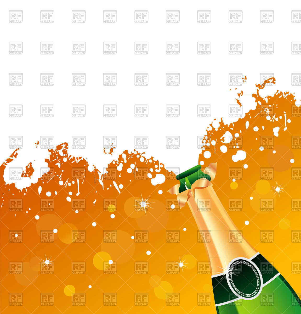 Open Champagne Bottle Vector Image Of Food And Beverages Sonneon 1151x1200 Open Champagne Bottle Vector Image Of Food And Beverages Sonneon