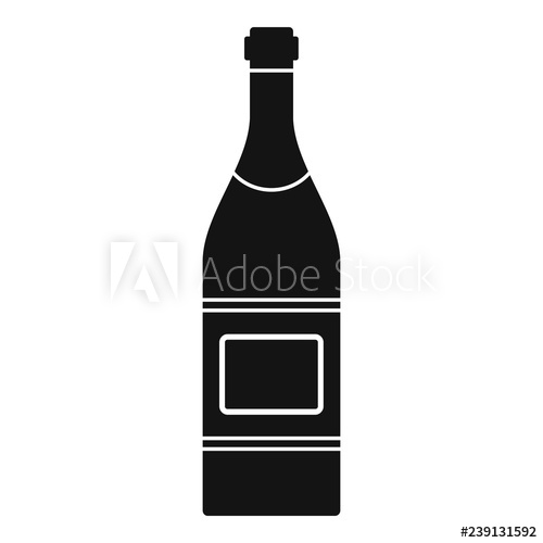 Open Champagne Bottle Icon Simple Illustration Of Open Champagne 500x500 Open Champagne Bottle Icon Simple Illustration Of Open Champagne