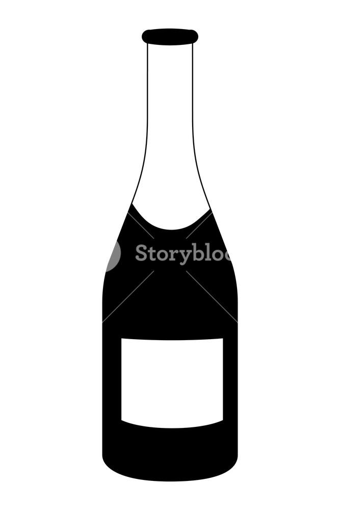 Luxury And Elegant Champagne Bottle Cartoon Vector Illustration 667x1000 Luxury And Elegant Champagne Bottle Cartoon Vector Illustration