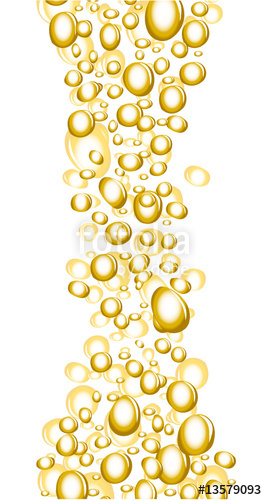 267x500 Champagne Bubbles, Vector Illustration Stock Image And Royalty
