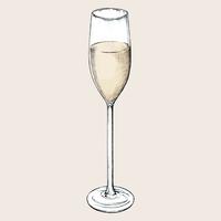 Champagne Glasses Free Vector Art 200x200 Champagne Glasses Free Vector Art
