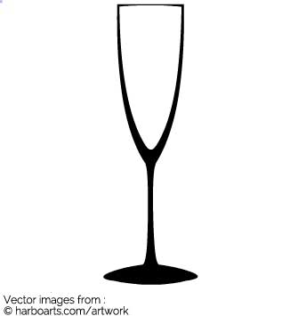 Download Champagne Glass Ouline 335x355 Download Champagne Glass Ouline