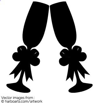 Download Champagne Glass Silhouette 335x355 Download Champagne Glass Silhouette