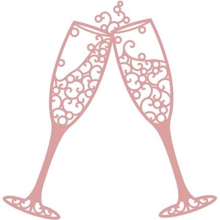 Huge Collection Of 'champagne Glass Silhouette' Download More 435x435 Huge Collection Of 'champagne Glass Silhouette' Download More