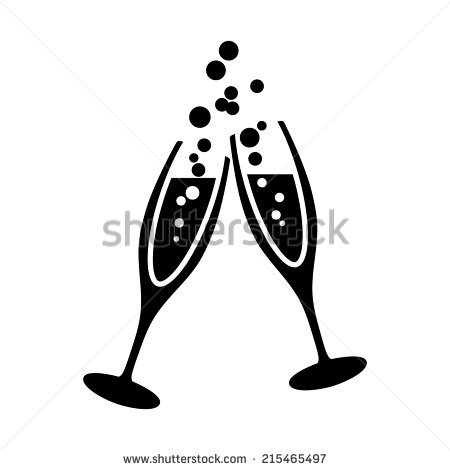 Champagne Flute Clipart Free 450x470 Champagne Flute Clipart Free