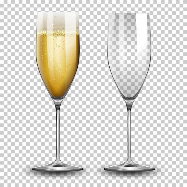 626x626 Champagne Glasses Illustrations Vector Free Download