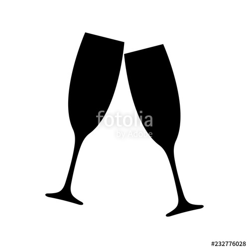 Champagne Glass Vector at Vectorified.com | Collection of Champagne ...