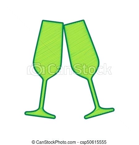 450x470 Champagne Glasses Icon
