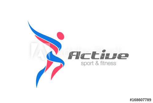 500x337 Sport Fitness Winner Champion Man Logo Vector Workout Icon