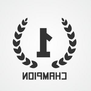 300x300 Gold Awards Winning Prize Star Champion Vector Illustration