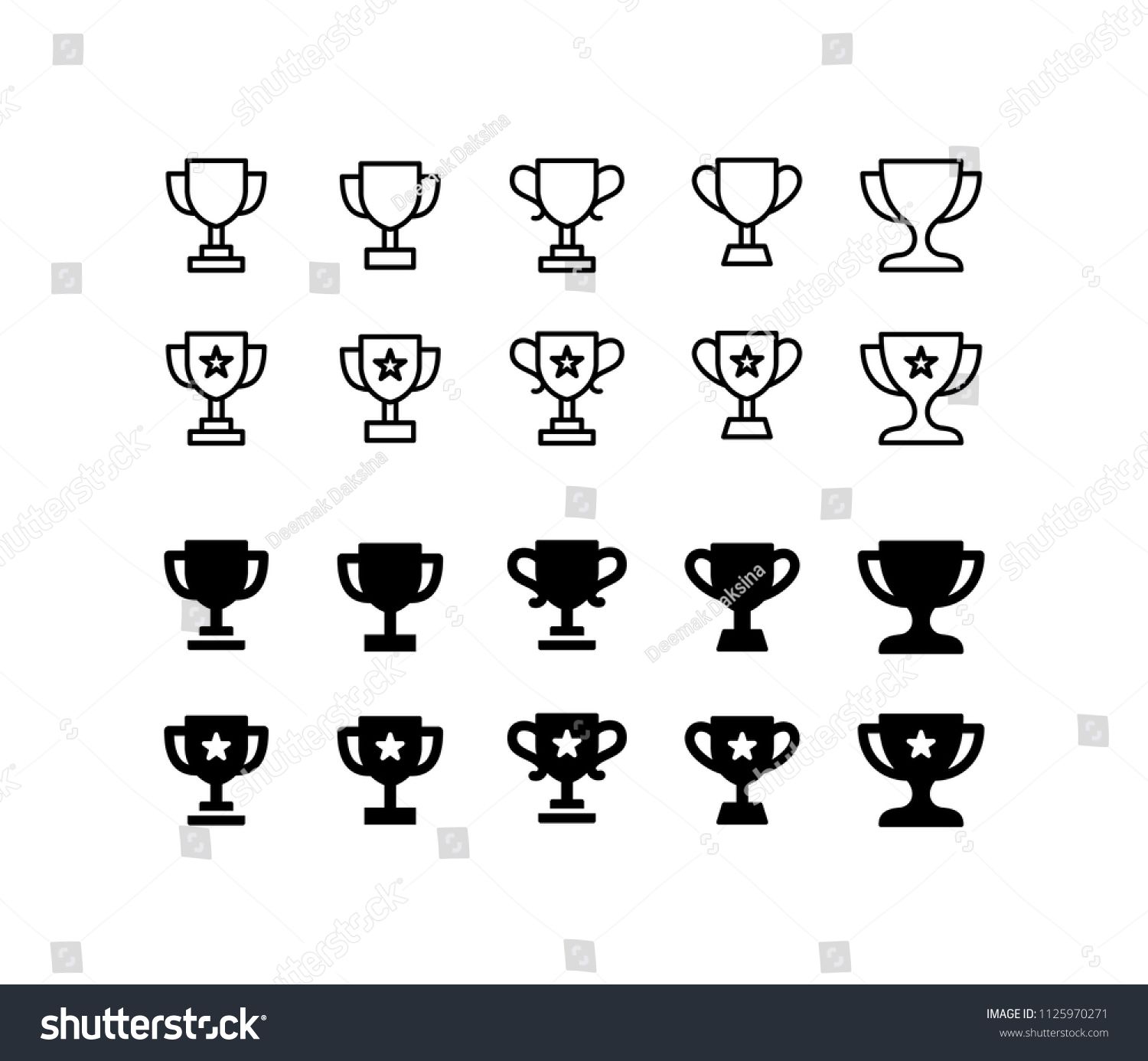 1500x1386 Trophy Icon Set Trophy, Winner, Award, Championship, Victory