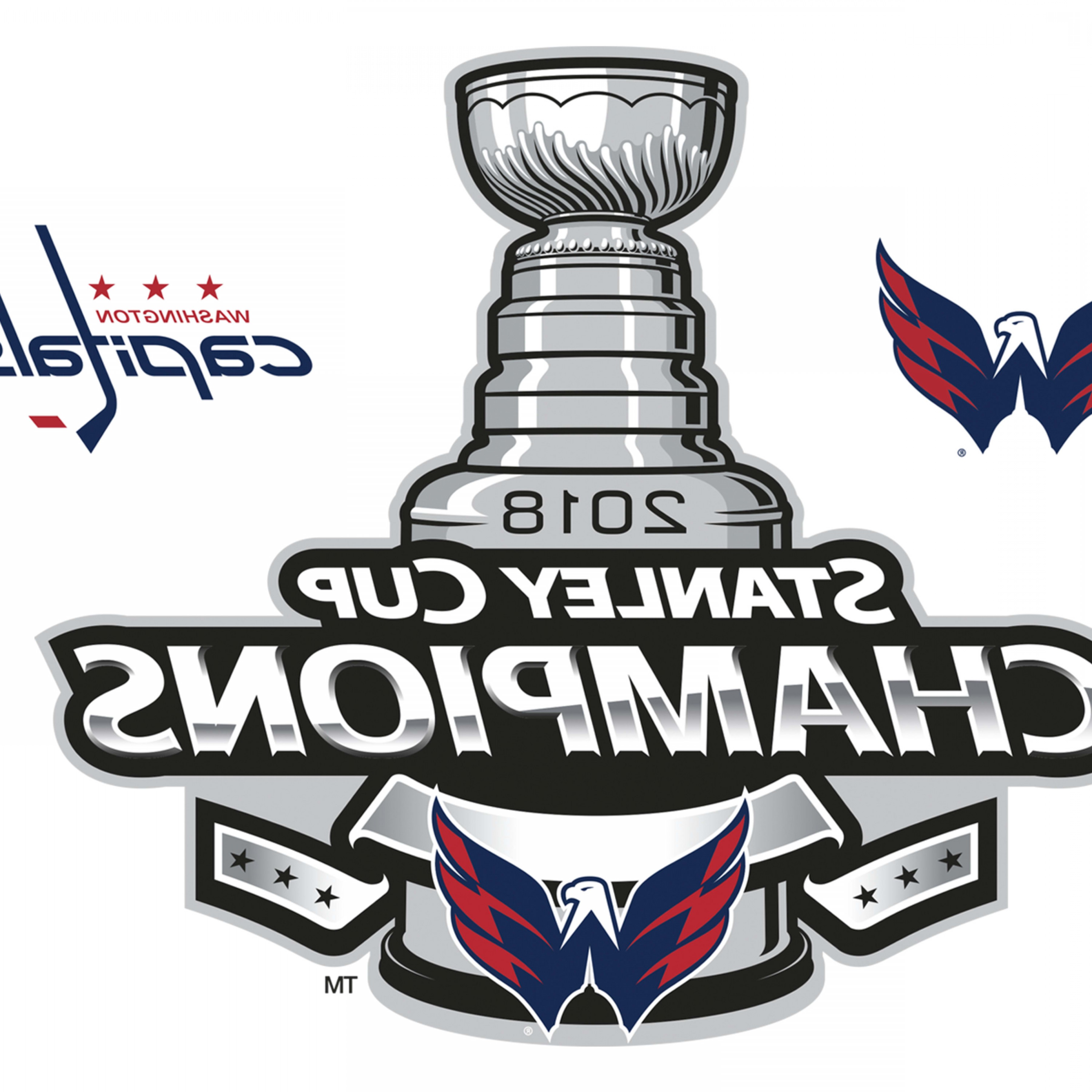 3600x3600 Washington Capitals Stanley Cup Champions Logo Wall Decal Master