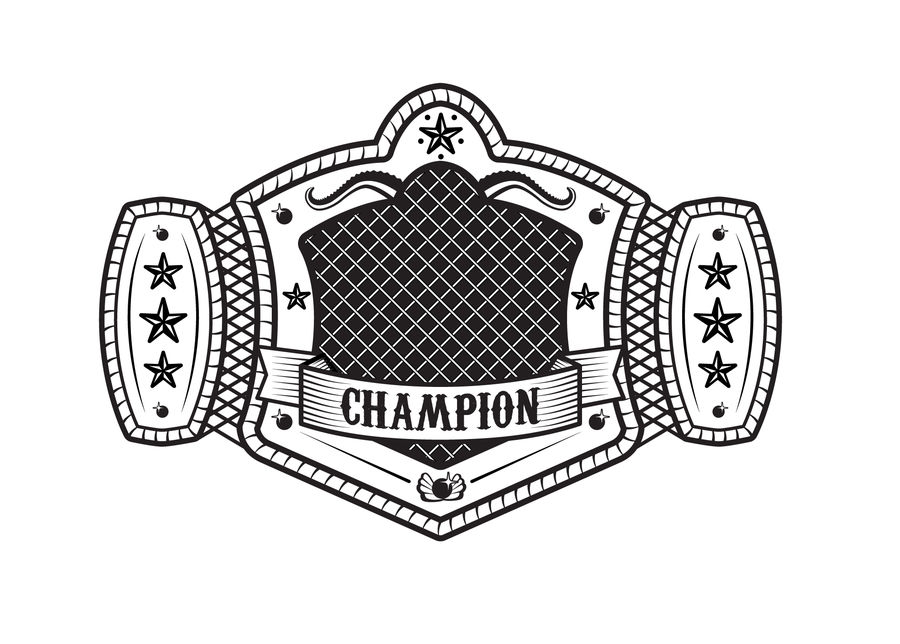 title belt template