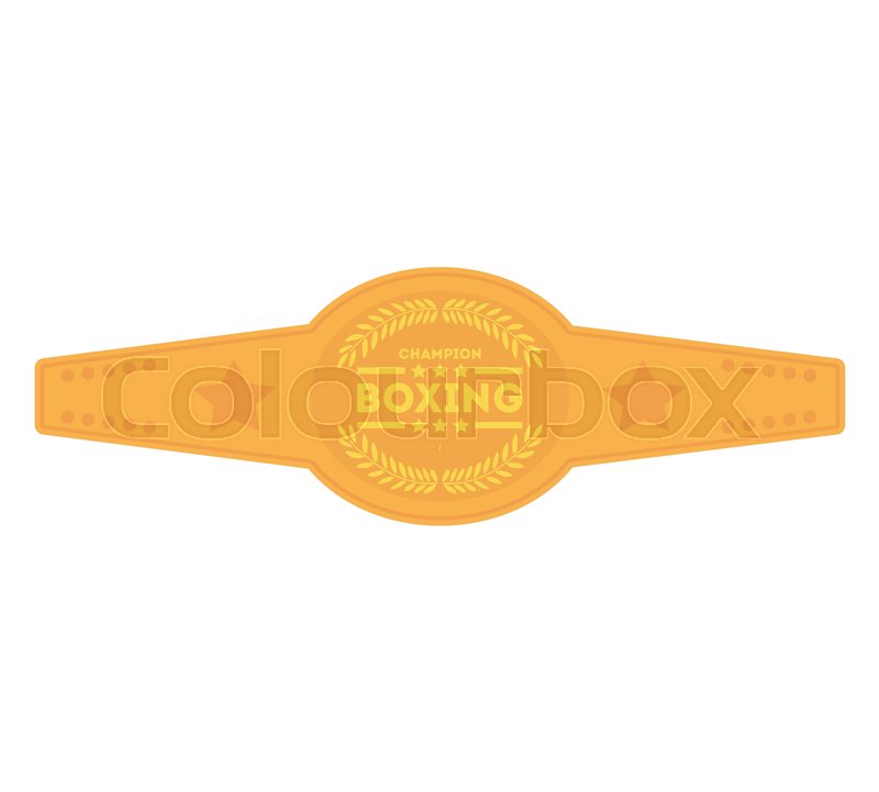 800x721 Boxing Championship Belt Isolated Icon Stock Vector Colourbox