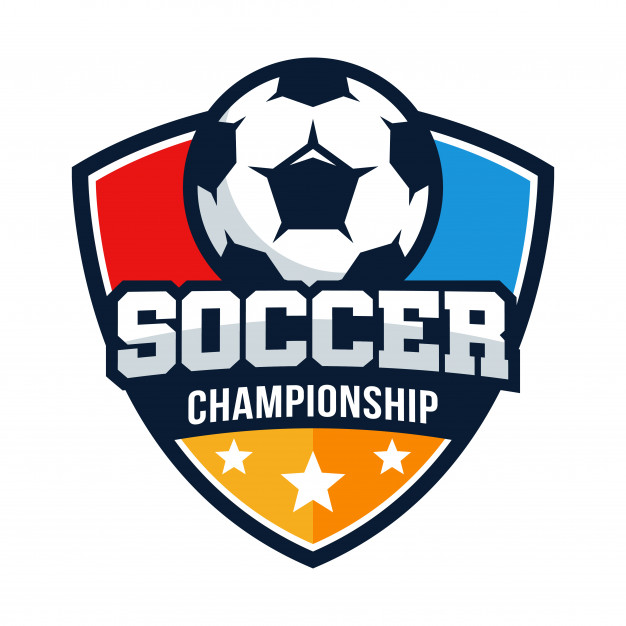 626x626 Football Soccer Championship Logo Vector Template Vector Premium