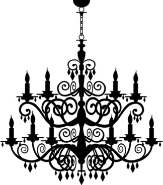 324x368 Chandelier Free Vector Download