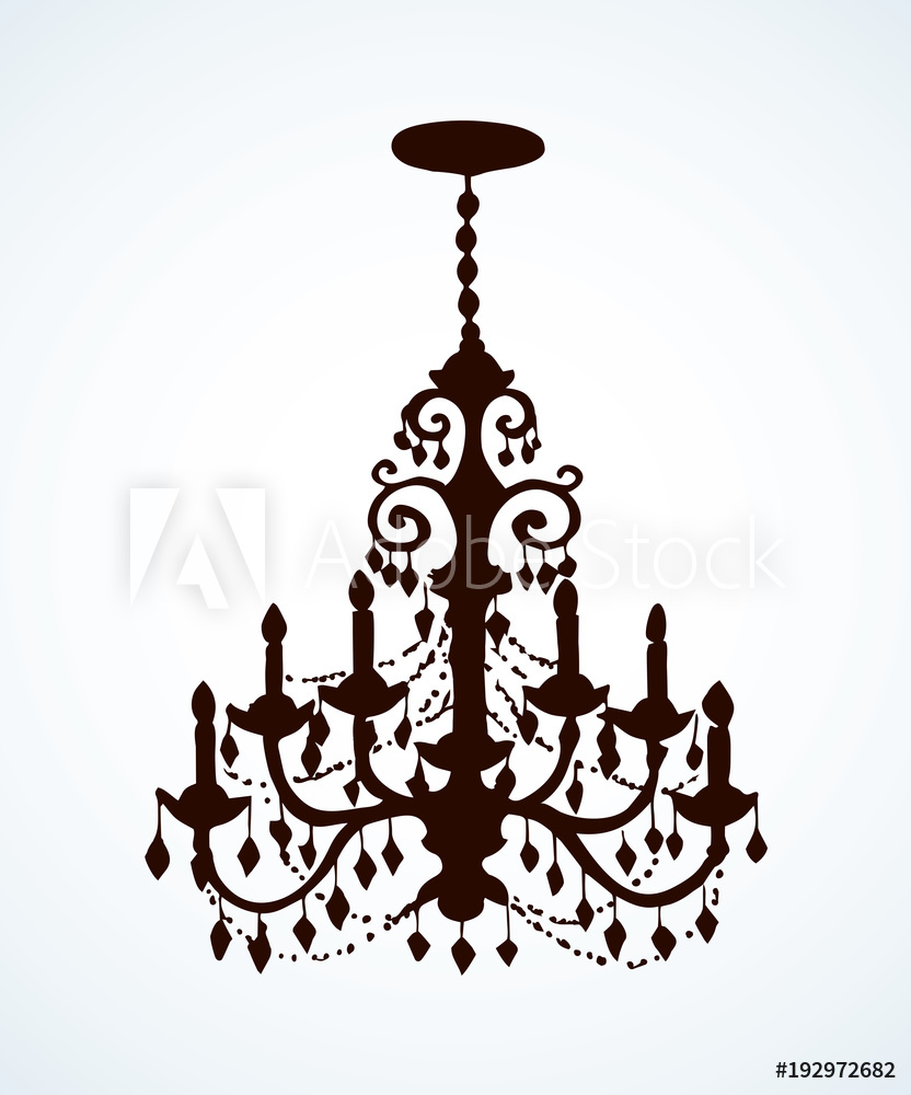 Chandelier Vector at Collection of Chandelier Vector