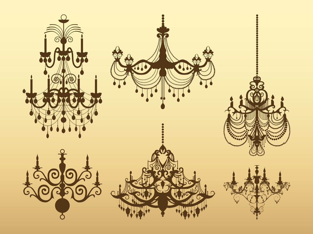 1024x765 Vector Chandeliers Vector Art Graphics